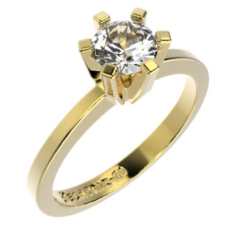 ANEL 10166 FOLH. OURO