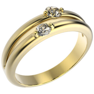 ANEL 11044-ESC FOLH. OURO