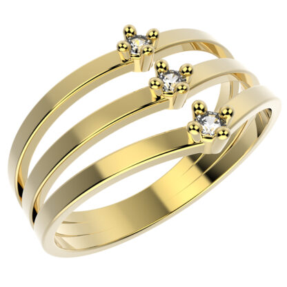 ANEL 12356 FOLH. OURO