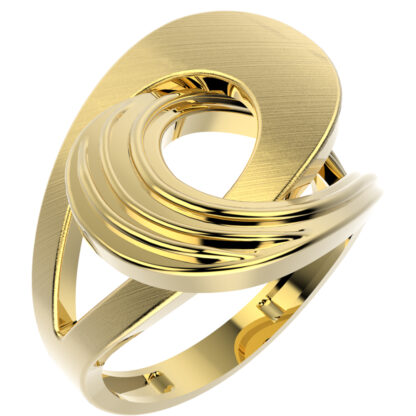ANEL 13218-ESC FOLH. OURO