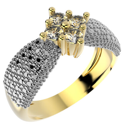 ANEL 14045 FOLH. OURO
