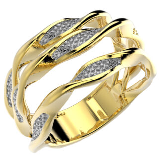 ANEL 14081 FOLH. OURO