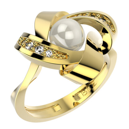 ANEL 14203 FOLH. OURO