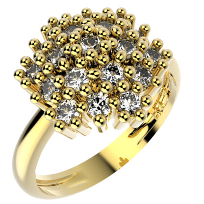 ANEL 14259 FOLH. OURO