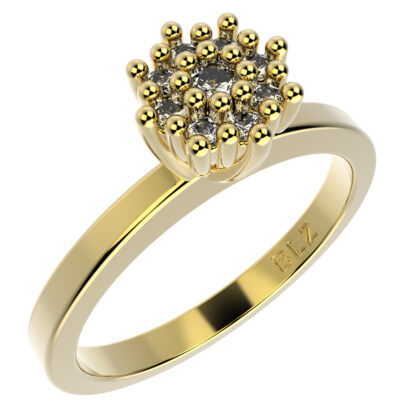 ANEL 14276 FOLH. OURO