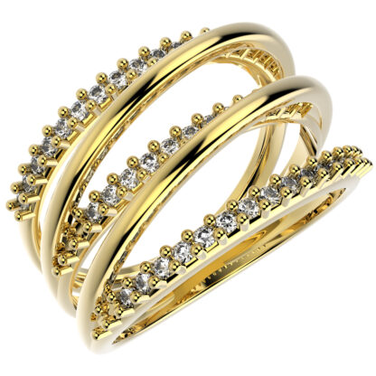 ANEL 14295 FOLH. OURO