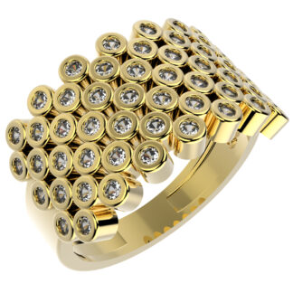 ANEL 14356 FOLH. OURO