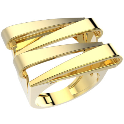 ANEL 14363-ESC FOLH. OURO