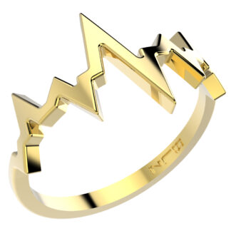 ANEL 14390 FOLH. OURO