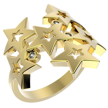 ANEL 14405 FOLH. OURO
