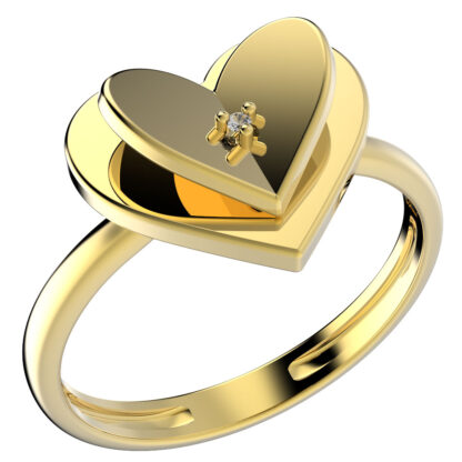 ANEL 14409 FOLH. OURO