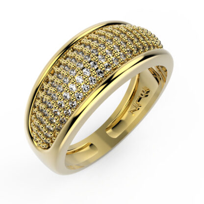 ANEL 14463 FOLH. OURO