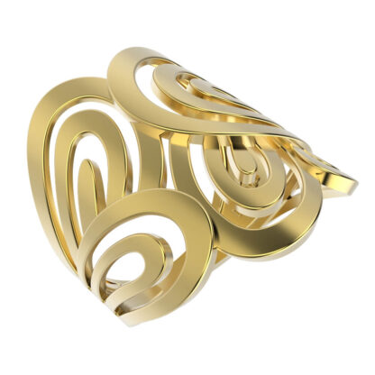 ANEL 14520 FOLH. OURO