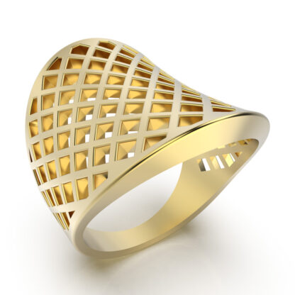 ANEL 14538 FOLH. OURO