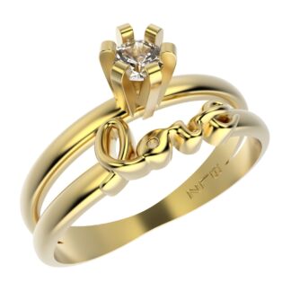 ANEL 14547 FOLH. OURO