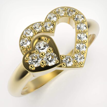 ANEL 14574 FOLH. OURO