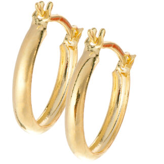 BRINCO ARGOLA 35660 FOLH. OURO
