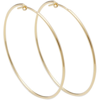 BRINCO ARGOLA 35683 FOLH. OURO